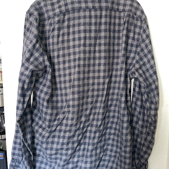 J Crew Blue/Grey Flannel Men’s Large slim. - Picture 2 of 2
